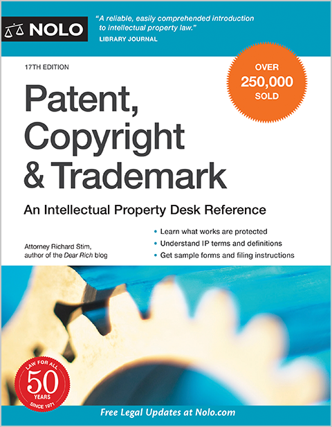 patent copyright and trademark book
